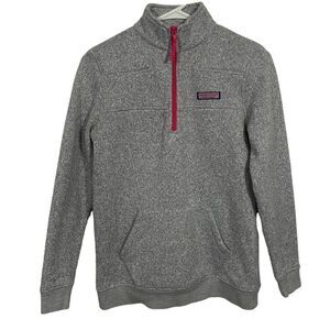 Vineyard Vines Grey Half Zip Pullover Cold Weather Jacket